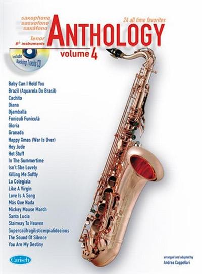 Anthology Tenor Sax Vol.4 - 24 All Time Favorites + Cd