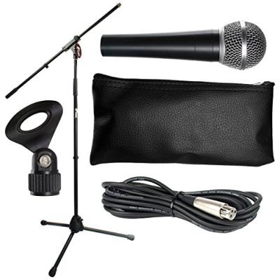 Tiger MCA10-BK Ensemble de Microphone - Noir