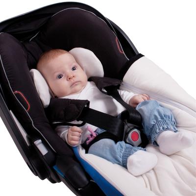 Couverture Nid D Ange Pour La Poussette Ou Siege Auto Coque Tricot De Coton Bio Blanc Gigoteuses Nids D Ange Achat Prix Fnac