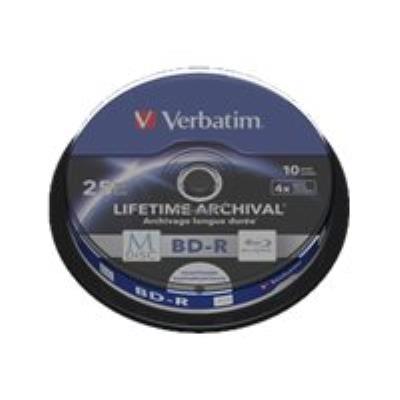 Verbatim M-Disc - BD-R x 10 - 25 GB - opslagmedia