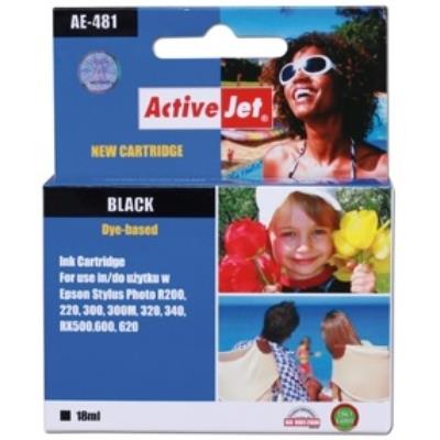 Encre activejet ae-481 black 18 ml chip epson t0481 action expacjaep0055