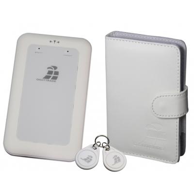 DIGITTRADE RS64 RFID Security - Vaste schijf - gecodeerd - 1 TB - extern (draagbaar) - 2.5 - USB 2.0 - 5400 tpm -buffer: 8 MB - wit