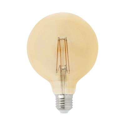 Faro - Ampoule LED E27 5W/40W 2200K 400lm Globe Filament Ambré Dimable