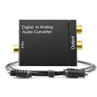 Convertisseur Audio Toslink coaxial optique numérique vers RCA analogique  Sounix