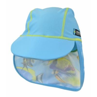 Swimpy bonnet de protection uv pour natation motif poissons turquoise turquoise 4-8 ans