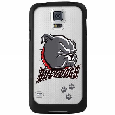Mocca coque bimatière noire bulldogs pour Samsung Galaxy S5 G900