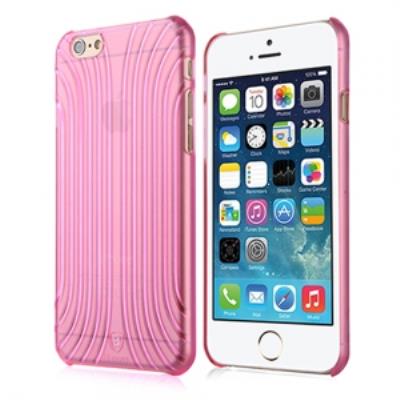 Baseus Coque souple en gel rose translucide pour iPhone 6 de 4,7 pouces