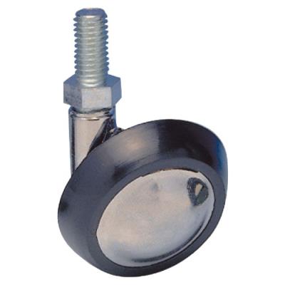 Guitel point M - Roulette Athéna à tige filetée pivotante 65 x ø 50 mm - Pour 50 Kg