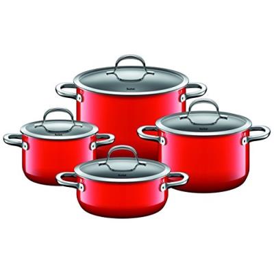 Silit 15175811 set de casseroles 4 pièces rouge passion