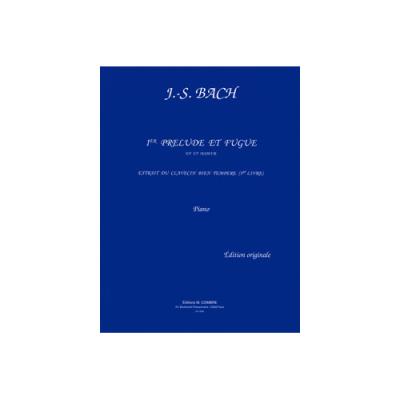 Partitions Classique Combre Bach Johann Sebastian - Prelude Et Fugue N.1 En Ut Maj. - Piano Piano