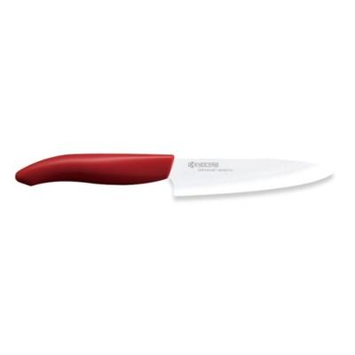 KYOCERA FK-130-WH RD COUTEAU UNIVERSEL MANCHE ERGONOMIQUE CÉRAMIQUE ROUGE 13 CM