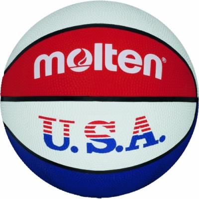 Molten ballon de basket pour lentraînement aux couleurs des etats-unis couleurs bleu blanc rouge -taille 7