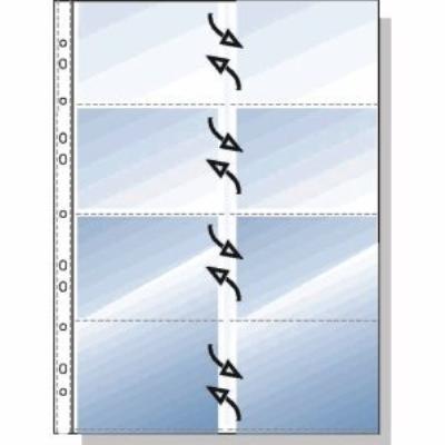 Hetzel 22303490 pack de 12 pochettes pour cartes de visite taille a4