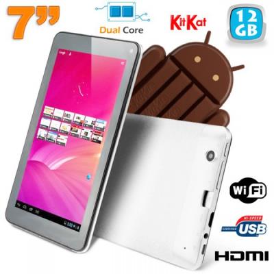 Tablette Tactile Android 6.0 7' Quad Core Google Play Store Blanc 20 Go YONIS - Image 1
