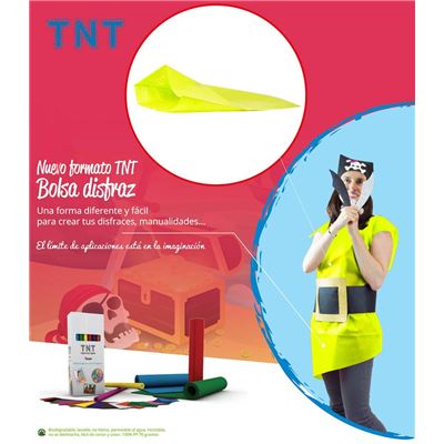 Pack 25 sacs Déguisement 65x90 TNT 60gr Jaune