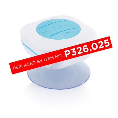 Haut-parleur étanche pour douche 300mAh, blanc