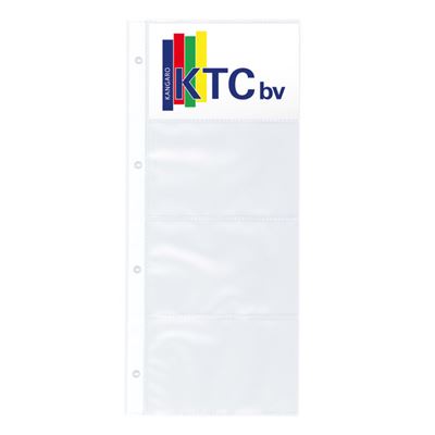 Kangaro K-37326 Sac de cartes de visite à 4 compartiments rétractables à 10 sacs