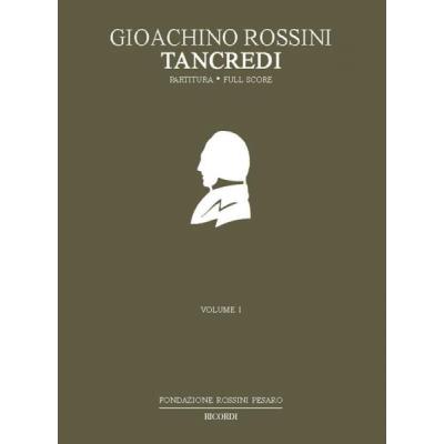 Partitions classique RICORDI ROSSINI G. - TANCREDI - CONDUCTEUR Grand format