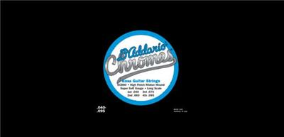 D-Addario BASSE CHROMES SUP.SOFT 40-60-75-95 CDD ECB80