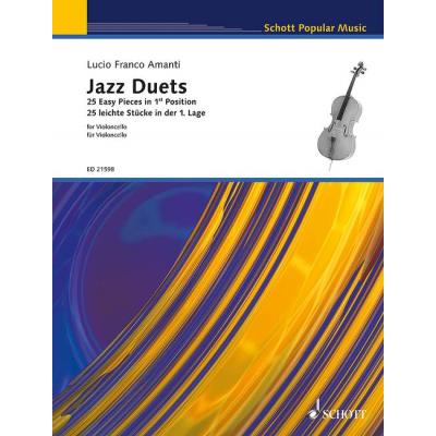 Partitions classique SCHOTT AMANTI L. F. - JAZZ DUETS - VIOLONCELLE Violoncelle