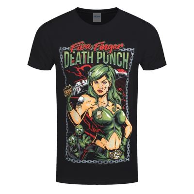 Five Finger Death Punch T-Shirt Assassin Homme Noir - Taille XXL