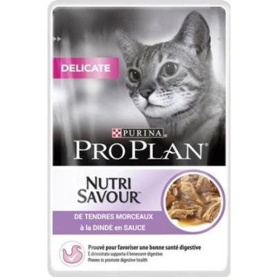 Comparer les prix de Croquettes pour chats pro plan adulte delicate dinde et riz 24 sachets de 85 g