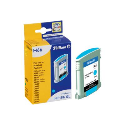 Pelikan h66 - cyaan - inktcartridge (alternative for: HP 88XL)