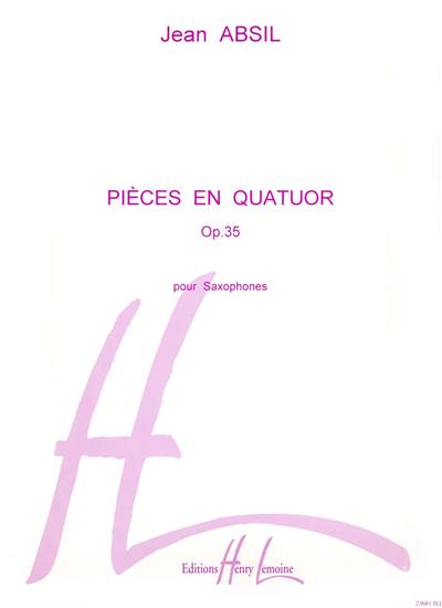 PIECE EN QUATUOR OP 35