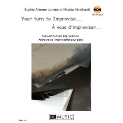 Méthodes et pédagogie LEMOINE ALLERME LONDOS S. ET NEIDHART N. - A VOUS D'IMPROVISER + CD - PIANO Piano