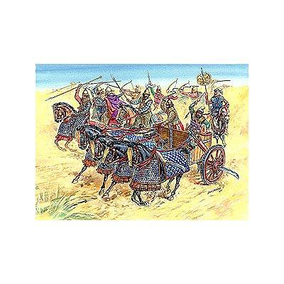 Cavalerie perse et chariot