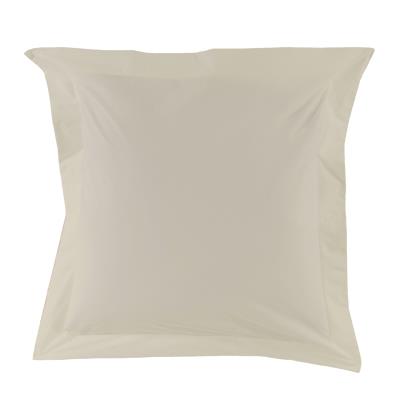 Essix - Percale coton Taie d'oreiller Lin - 64 x 64 cm