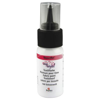Peinture pour tissu - Blanc neige - 29 ml