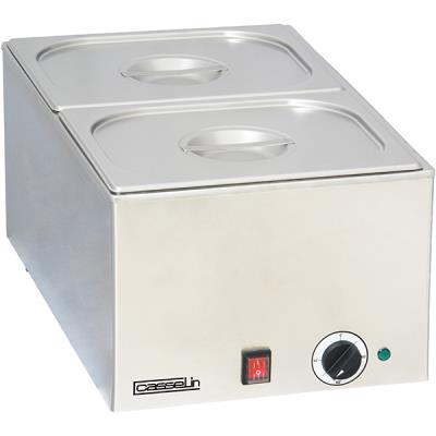 Bain-marie inox avec 2 bacs gn 1/2 Casselin CBM2