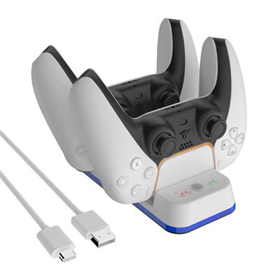 Chargeur d'interface USB-C du contrôleur PS5 - Blanc