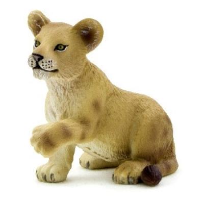 Mgm - 387012 - figurine animal - lionceau assis petit modèle - 5 x 4,5 cm animal planet ft-7012