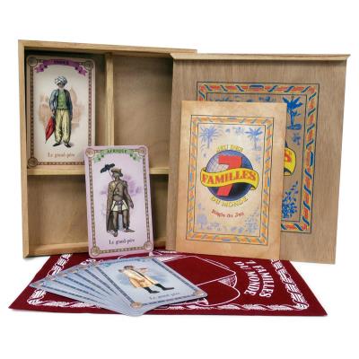 Jeu traditionnel des 7 familles - Collection jeux d'autrefois en bois - 2454307