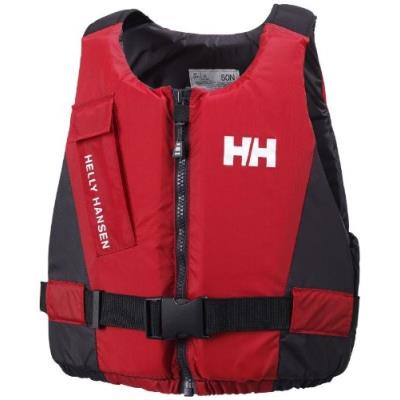 Helly hansen gilet de flottaison de secours rider rouge & ébène 40 -50 kg