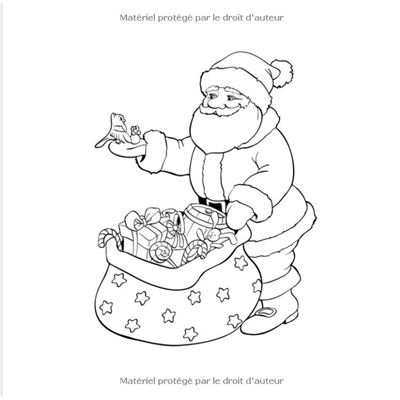 Livre de coloriage de Noël pour les enfants: Pages d'activités de