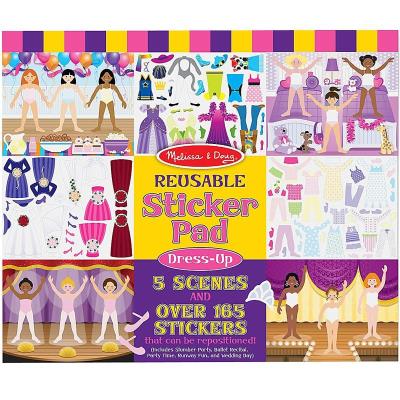 Autocollants 165 Stickers repositionnables thème déguisement Enfants 3 ans +