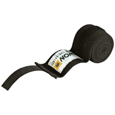 Kwon bandes de boxe non-élastiques 4,5 m noir noir 4.5m