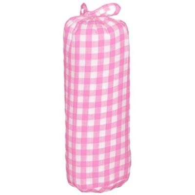 taftan - drap housse gros carreaux rose (70 x 140 cm) - rose