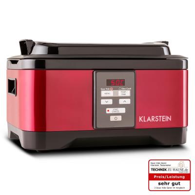 Klarstein Tastemaker cuiseur sous-vide Slow Cooker 6L 550 W rouge