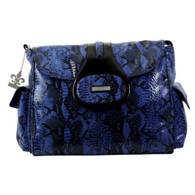 Kalencom elite sac à langer motif python bleu