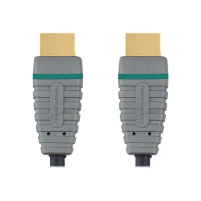 Bandridge Blue High Speed HDMI Cable with Ethernet - HDMI met ethernetkabel - 50 cm