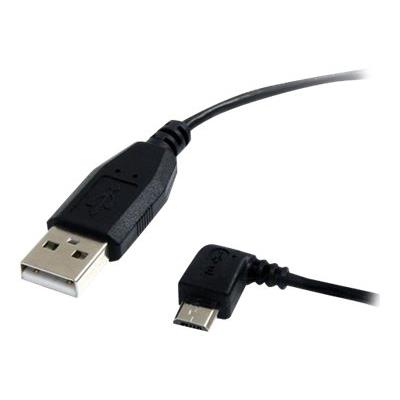 StarTech.com 1 ft Micro USB Cable - A to Left Angle Micro B - USB-kabel - 30 cm