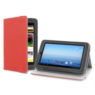 Cover-Up ?Tui Housse Pour Nextbook Premium7Hd (Nx007Hd8G) (7) Tablette (Version Avec Support) ? Rouge