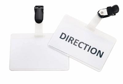 Badge Clip + Bretellelle 60x90mm En Pvc - Boite De 50