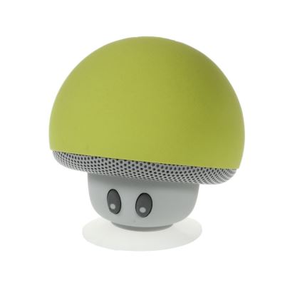 Enceinte Bluetooth Mushroom ventouse microphone - Verte