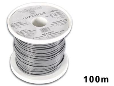 Velleman - Câble pour Enceinte gris 2x0.5mm, 100m