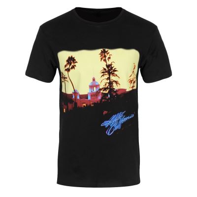 Eagles T-Shirt Hotel California Homme Noir - Taille XL
